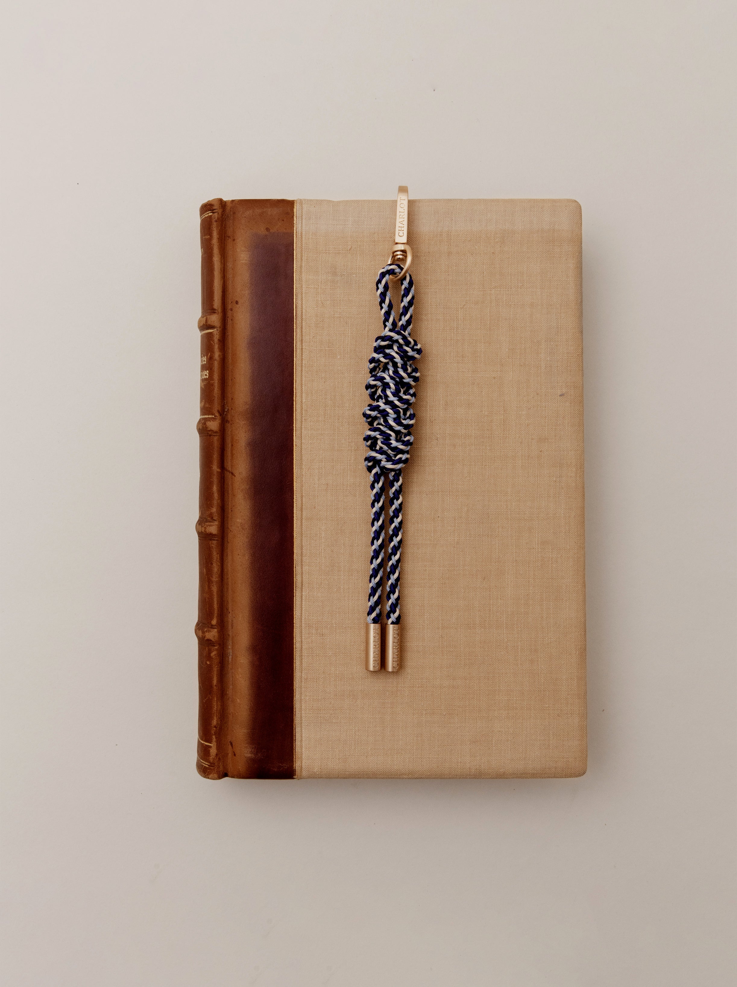 Bag Charm Passementerie Tressé VRAI x CHARLOT Bleu