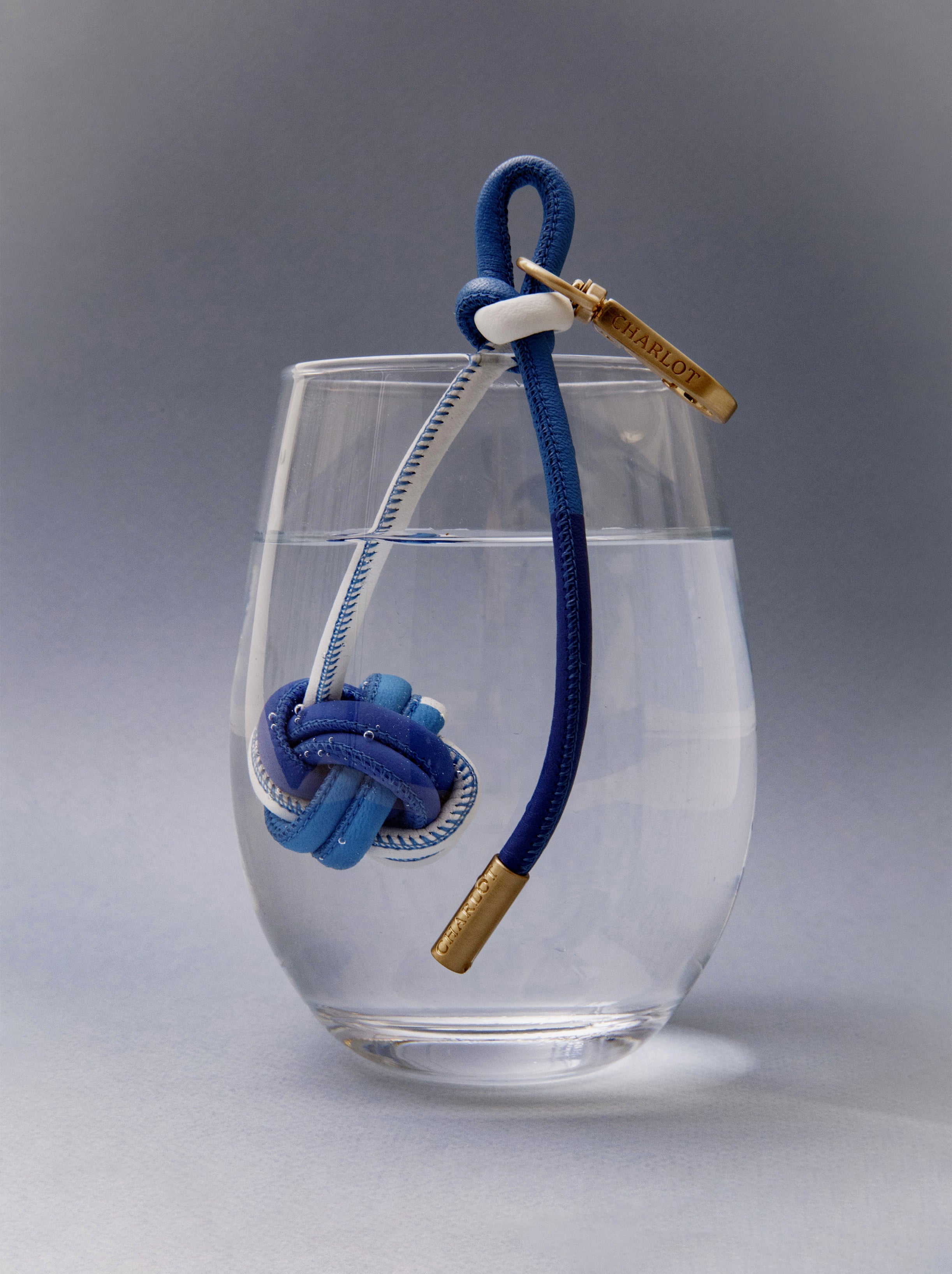 Bag Charm Noga Cuir Boule VRAI x CHARLOT Mykonos