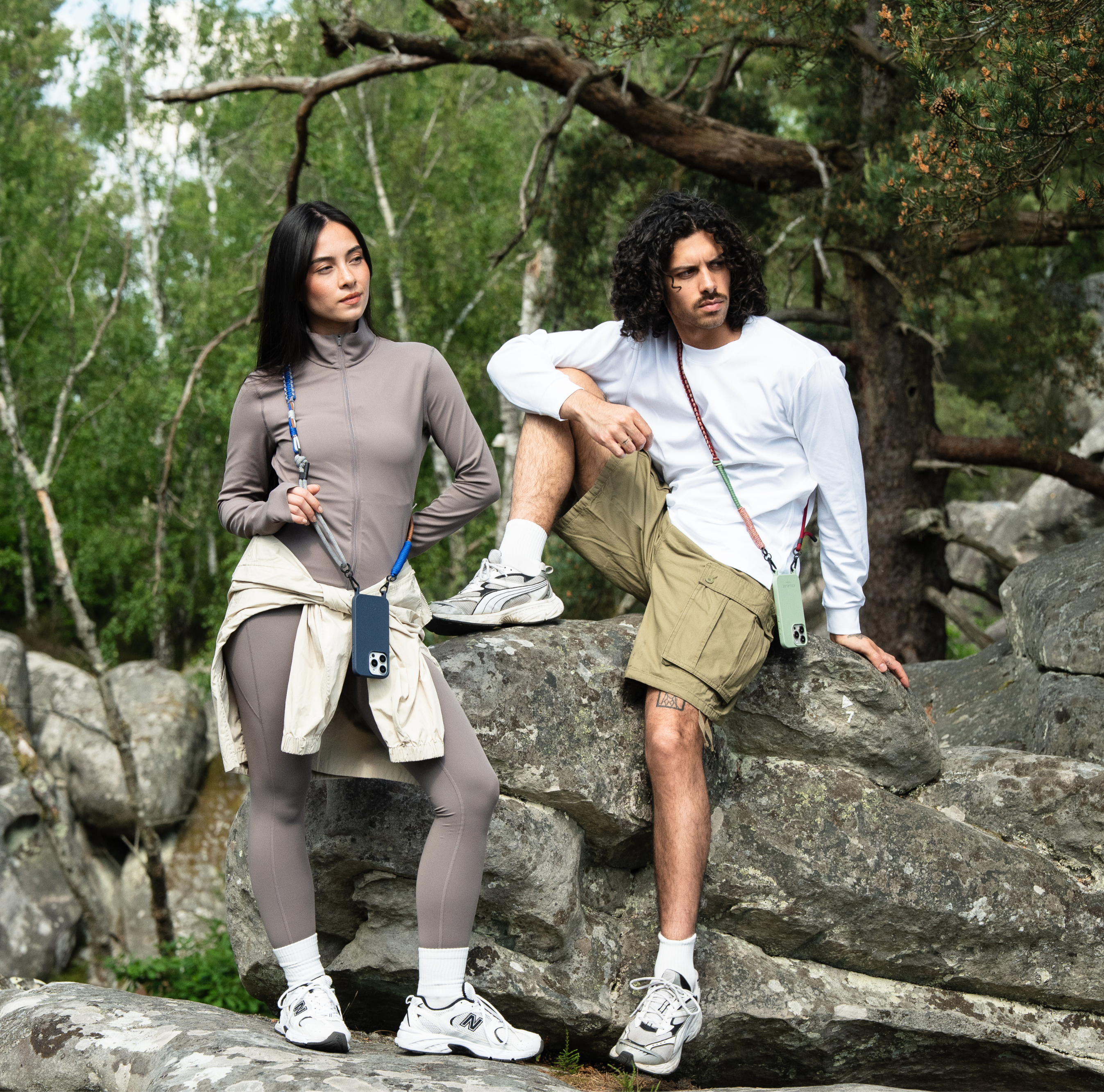 Bandoulière Twist Vichy