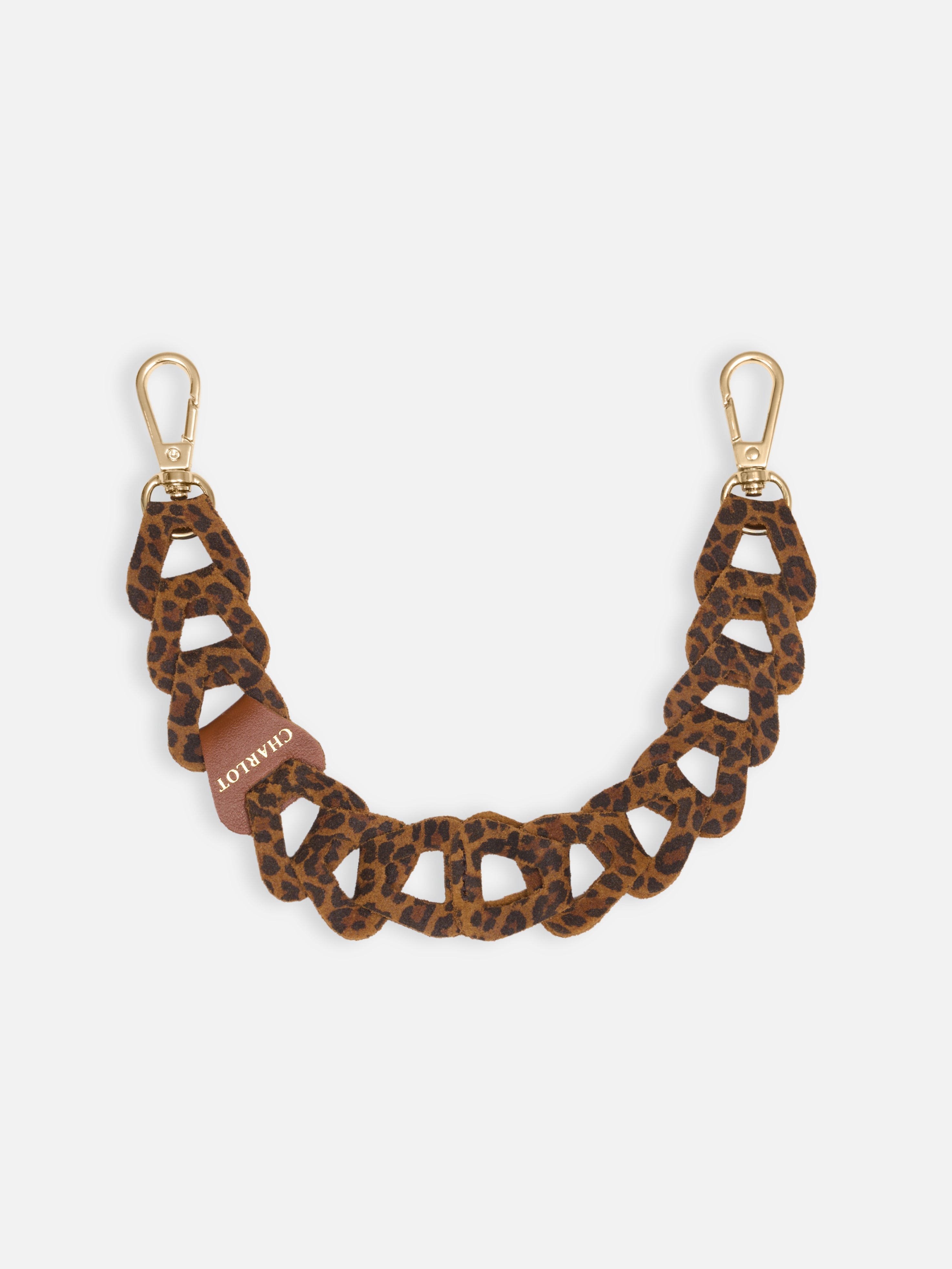 Mel Cuir Court - Léopard Clair