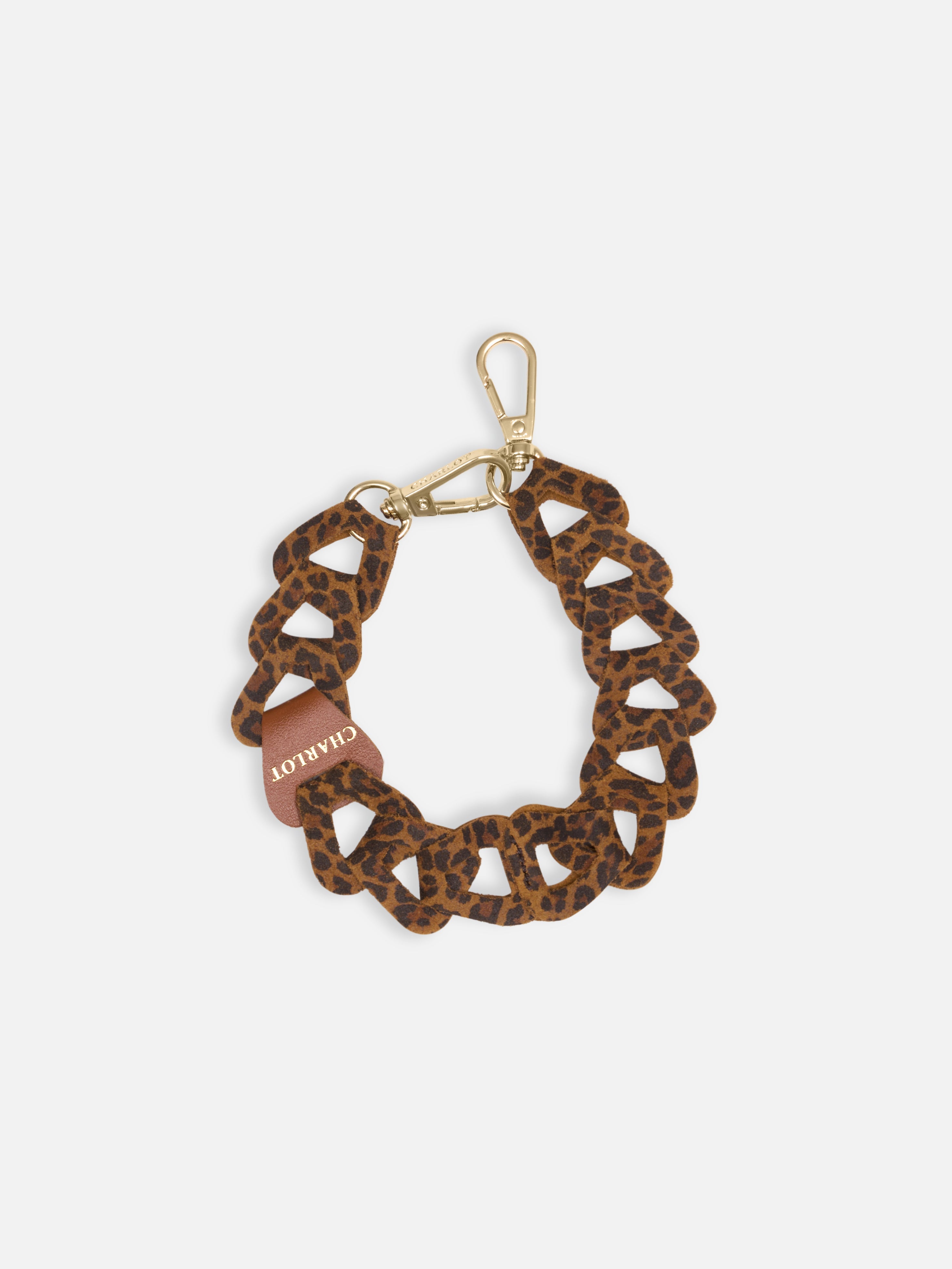 Mel Cuir Court - Léopard Clair