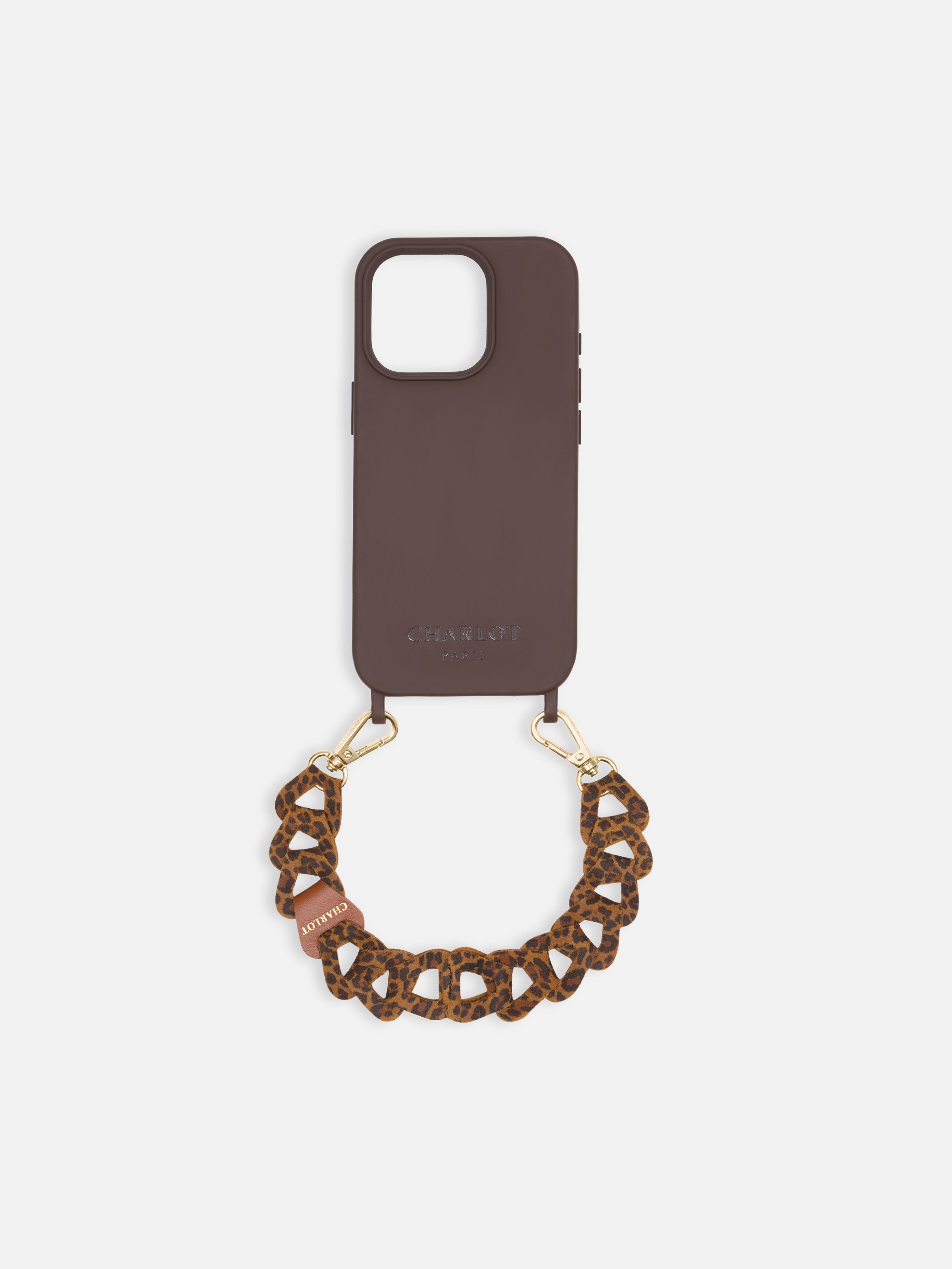 Mel Cuir Court - Léopard Clair