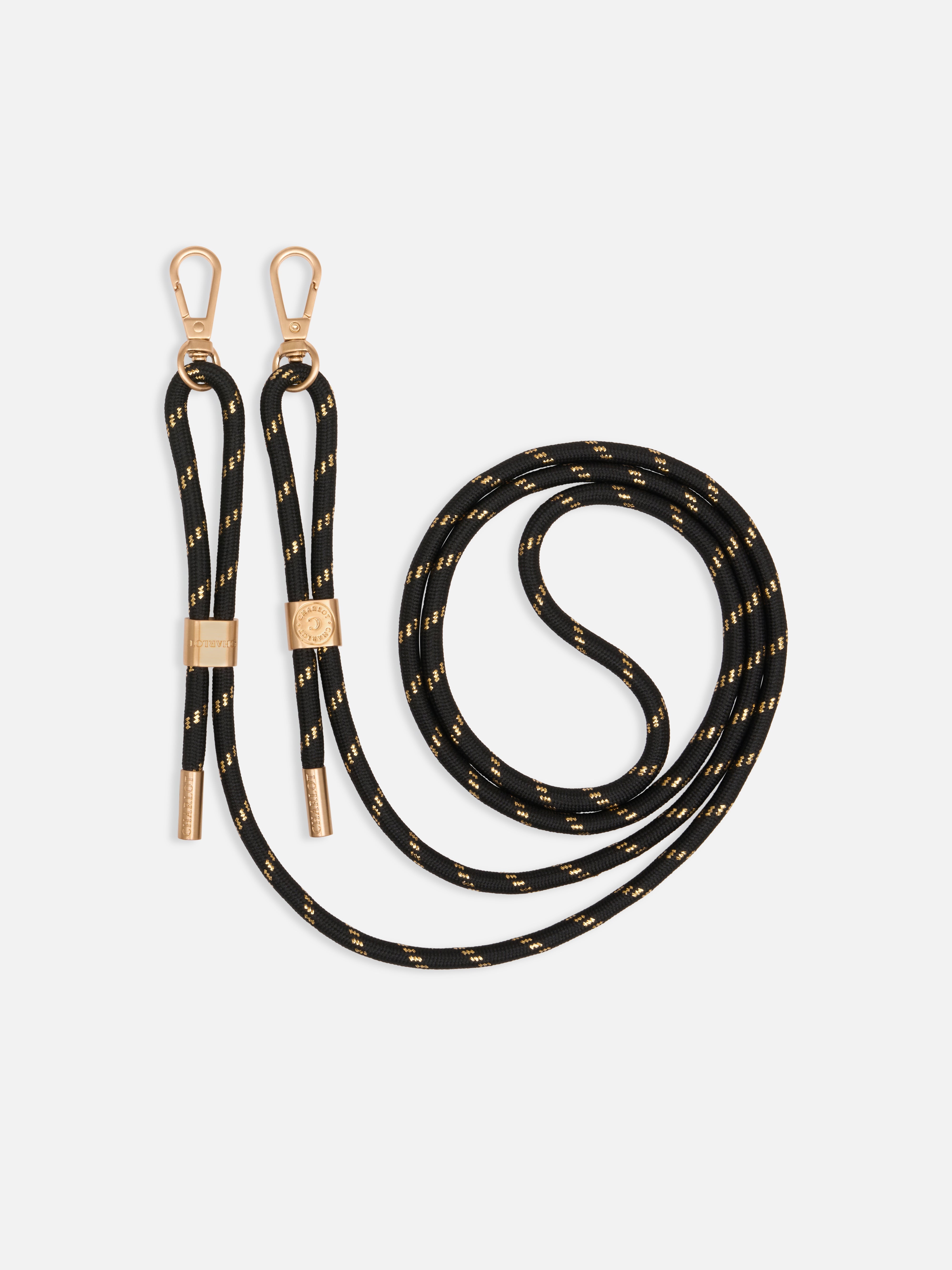 Cordon Signature Noir Or Détachable