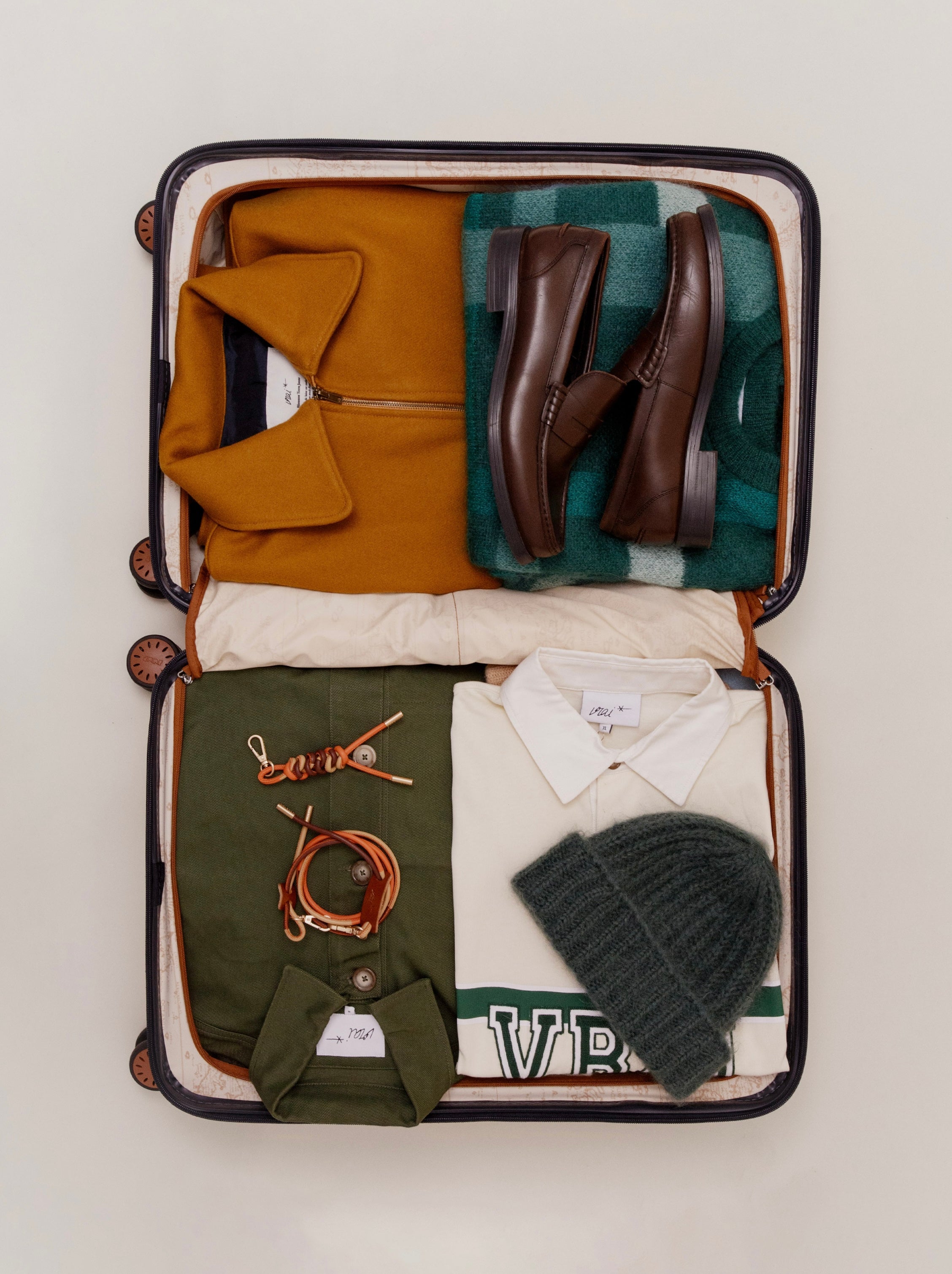 Bag Charm Noga Cuir Tressé VRAI x CHARLOT Pumpkin