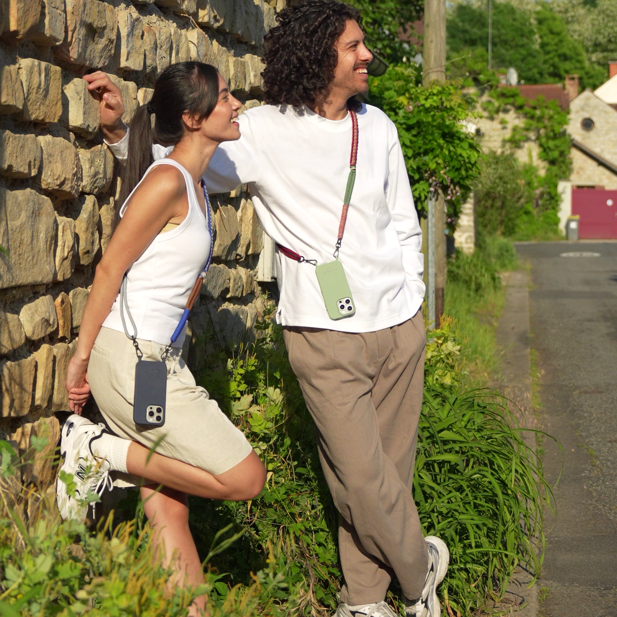 Bandoulière Twist Vichy