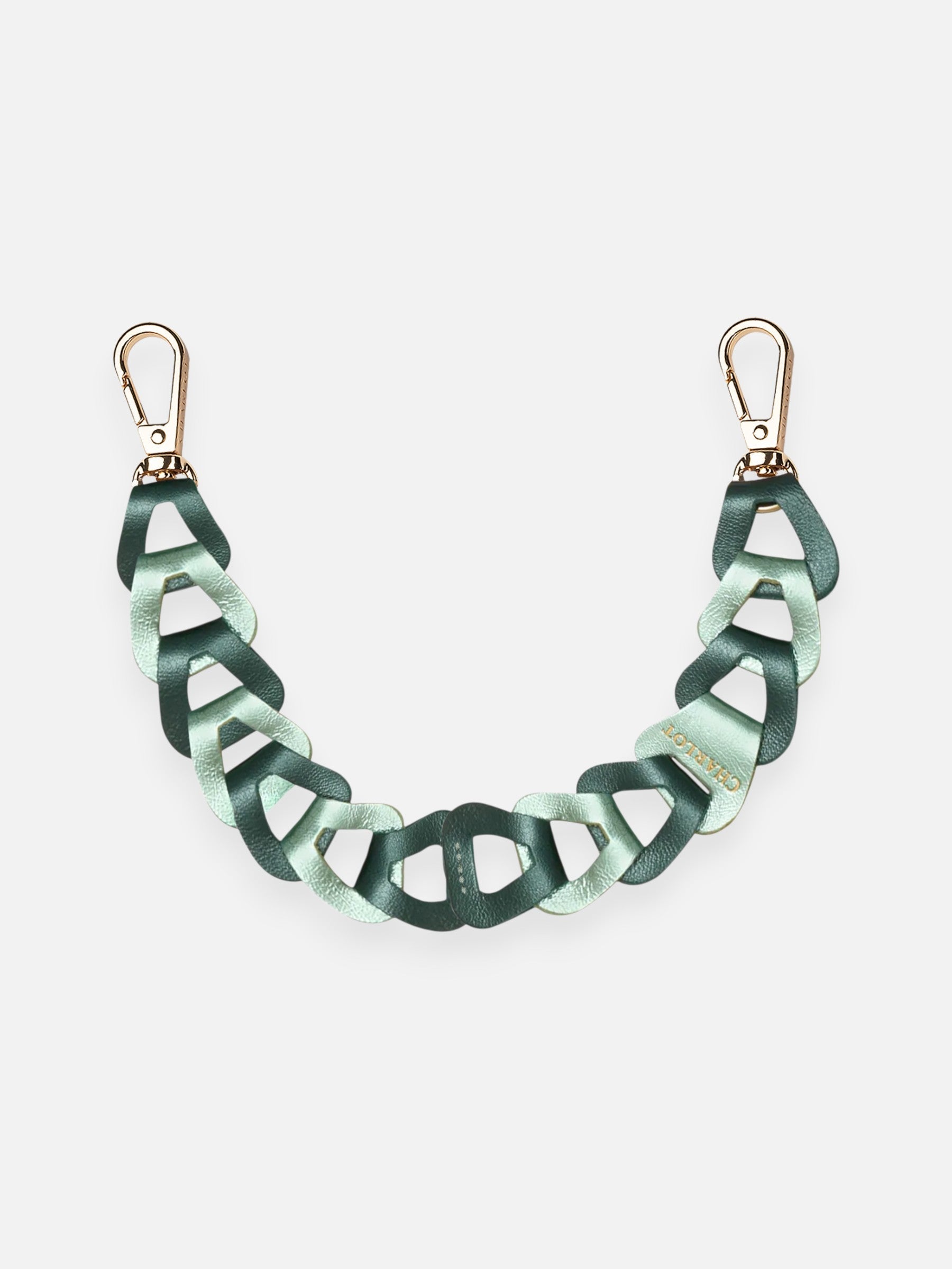 Mel Cuir Irisé Court Vert