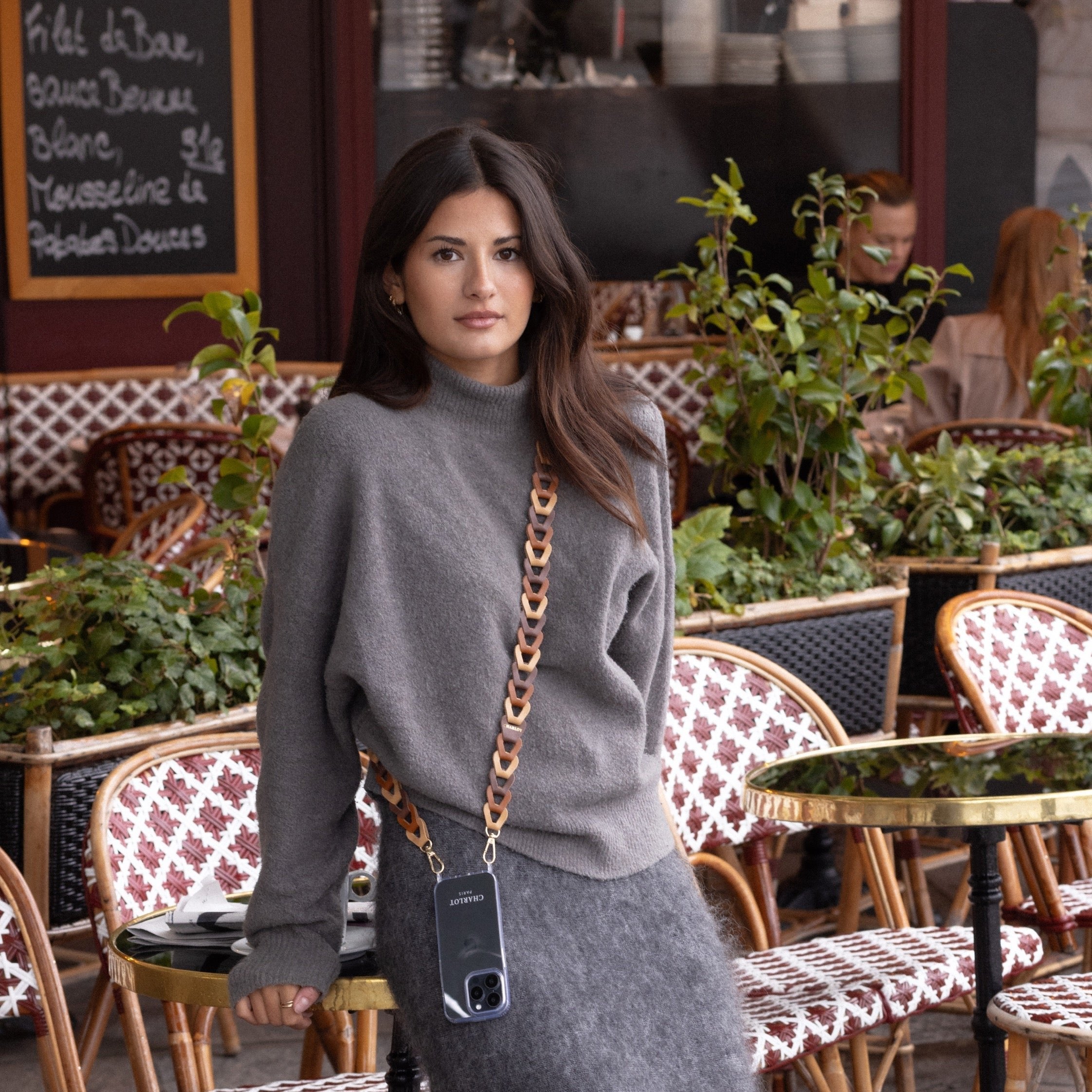 Mel Cuir Long Cannelle