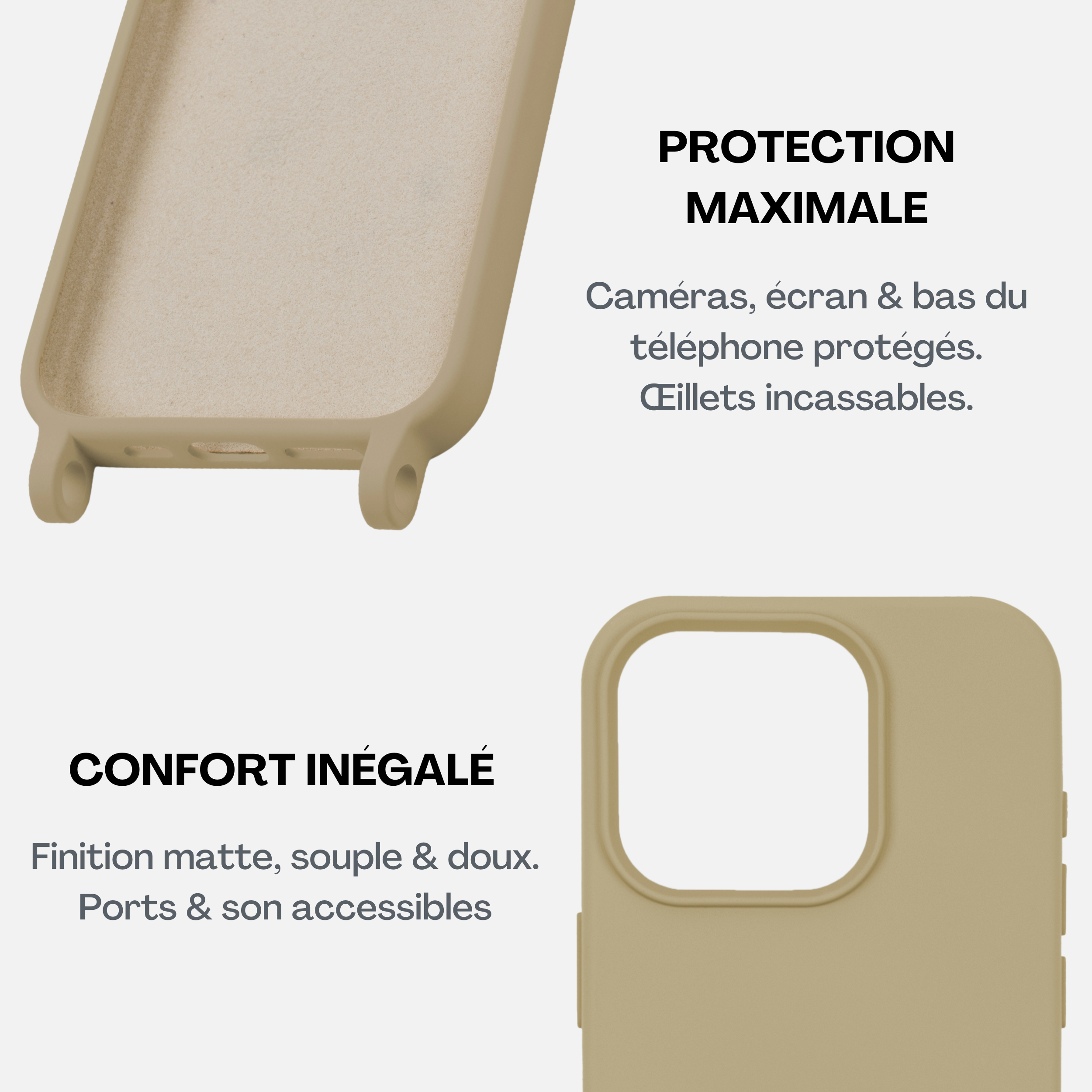 Coque Taupe
