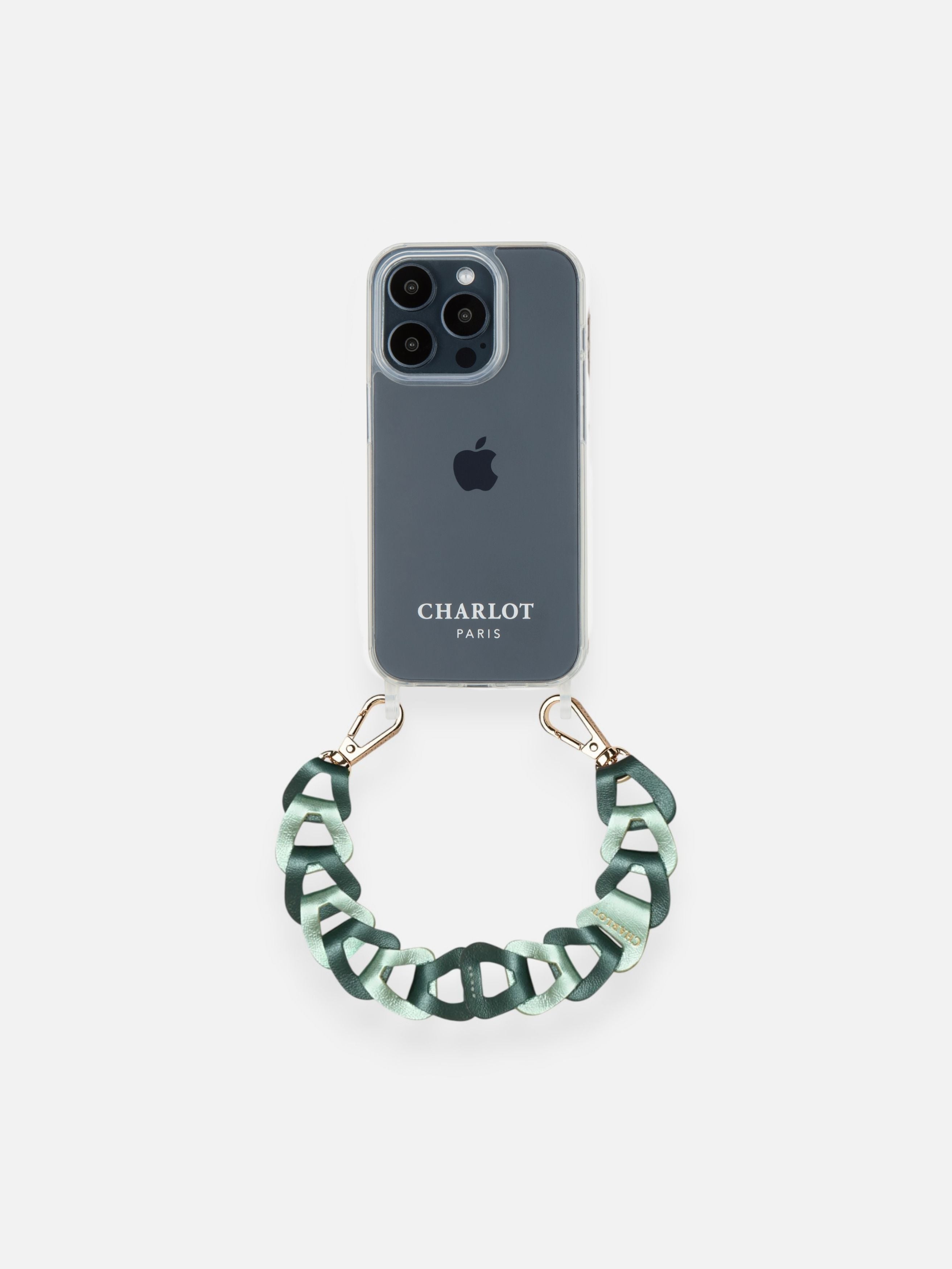 Mel Cuir Irisé Court Vert