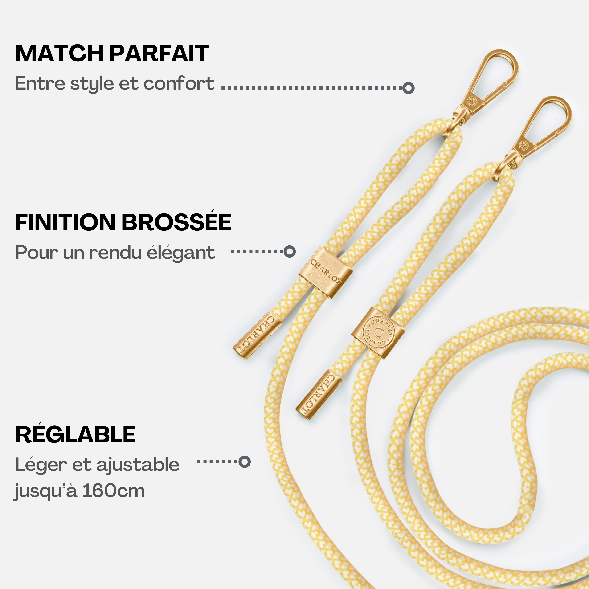 Cordon Signature Python Détachable