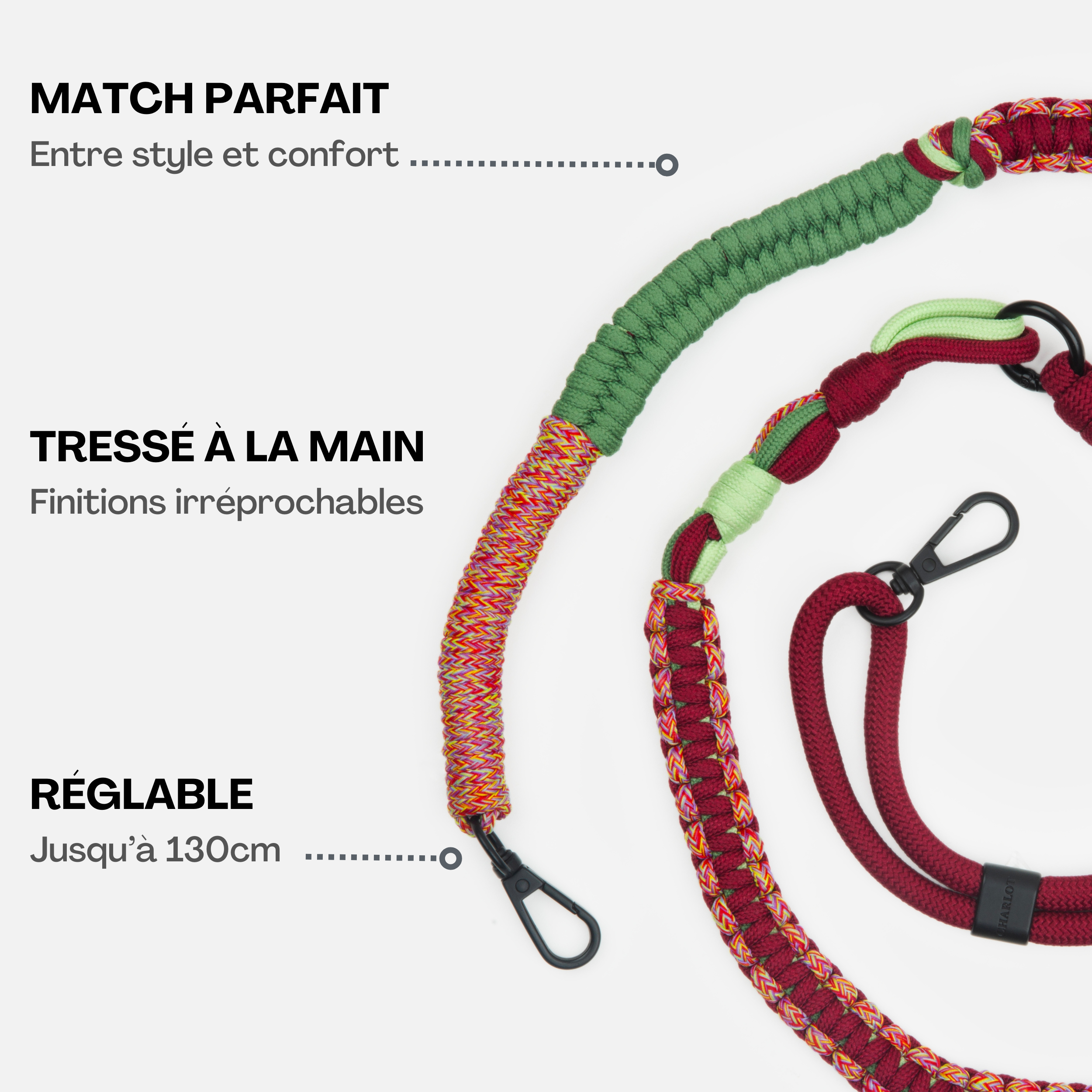 Bandoulière Twist Cherry