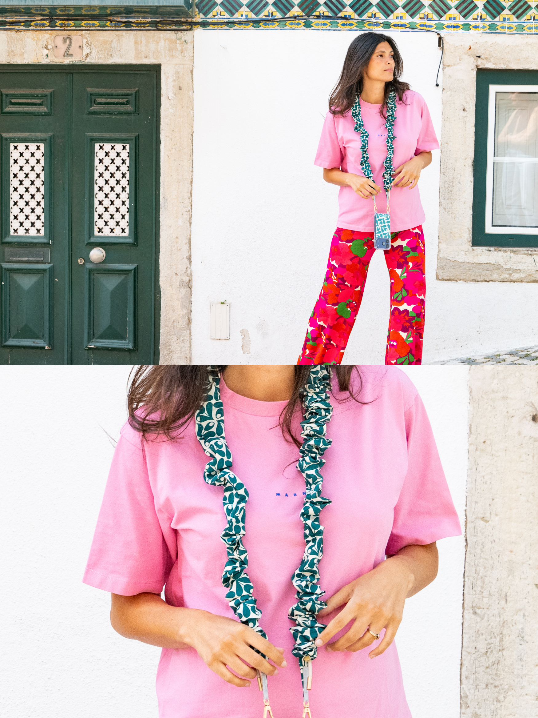 Bandoulière Scrunchie Paloma Sintra Vert