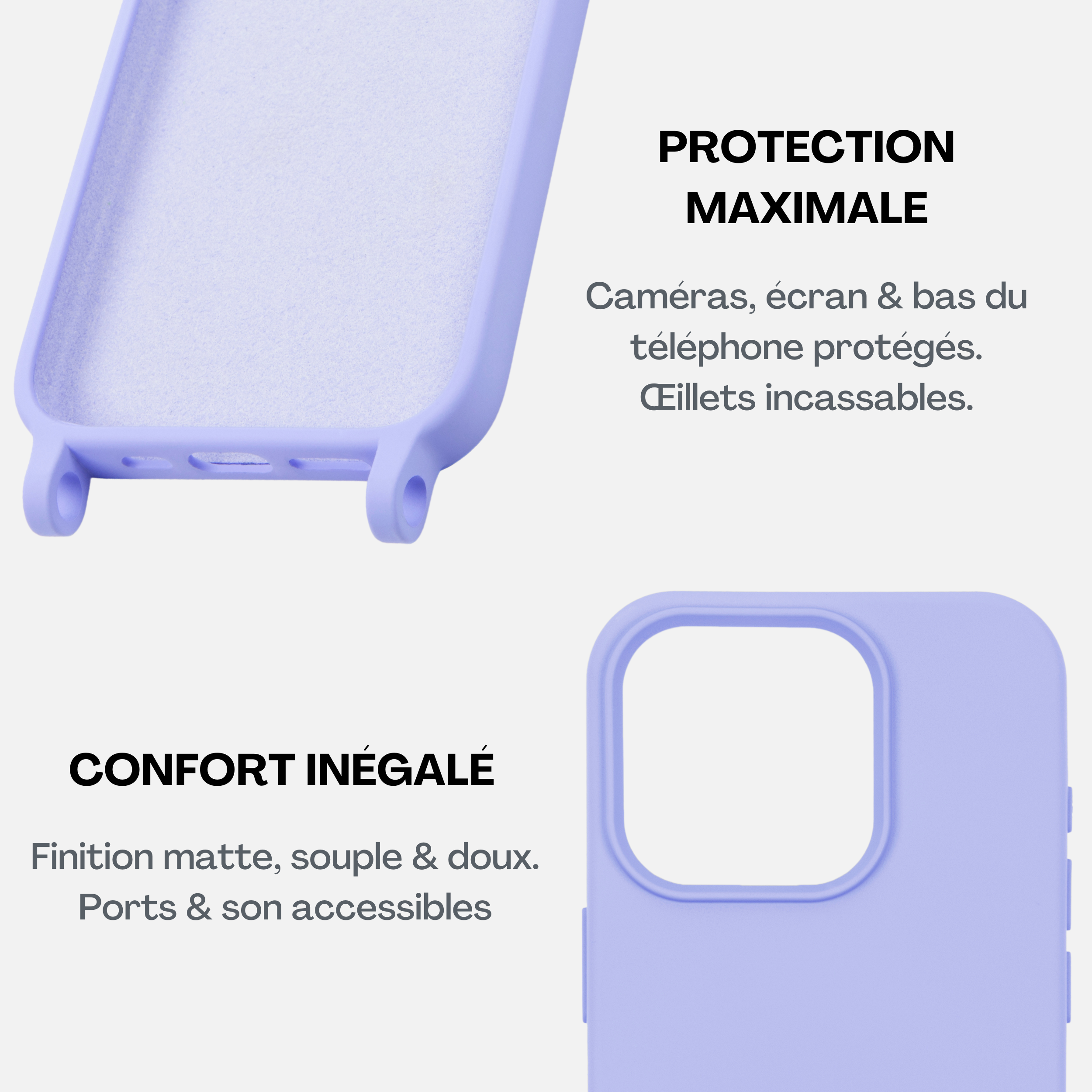 Coque silicone Lavender