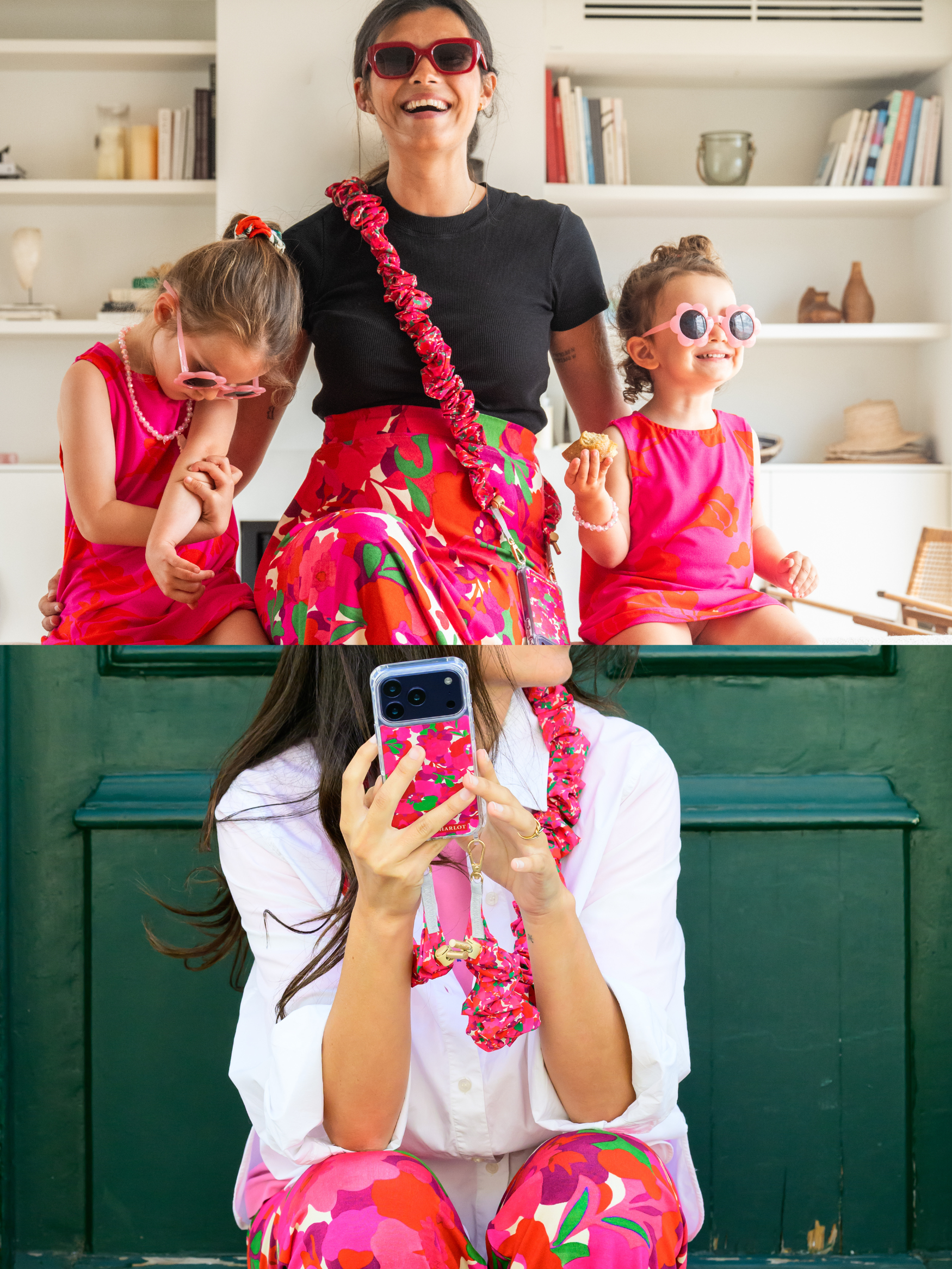Bandoulière Scrunchie Paloma Pop Flower