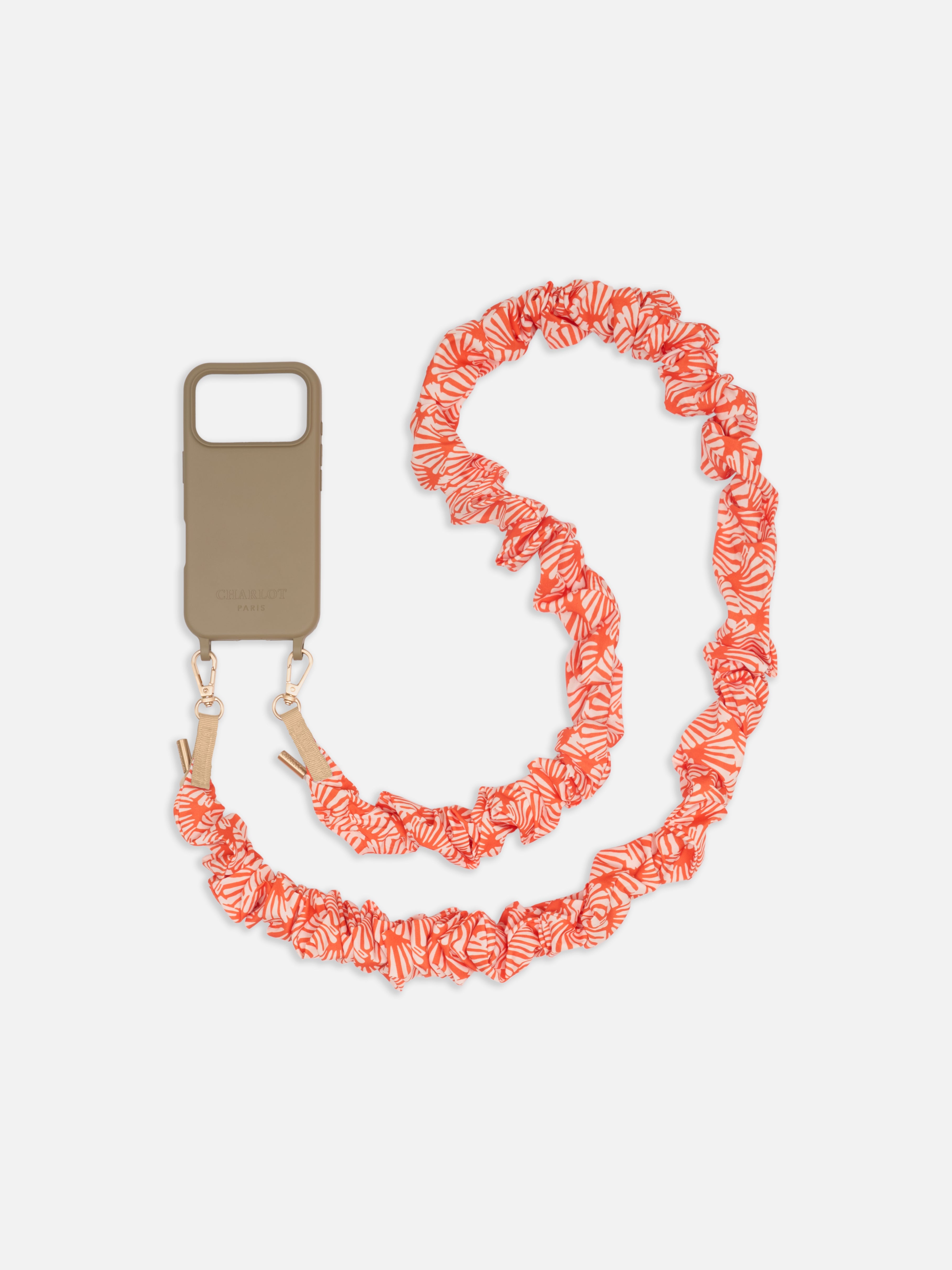 Bandoulière Scrunchie Paloma Coquillage