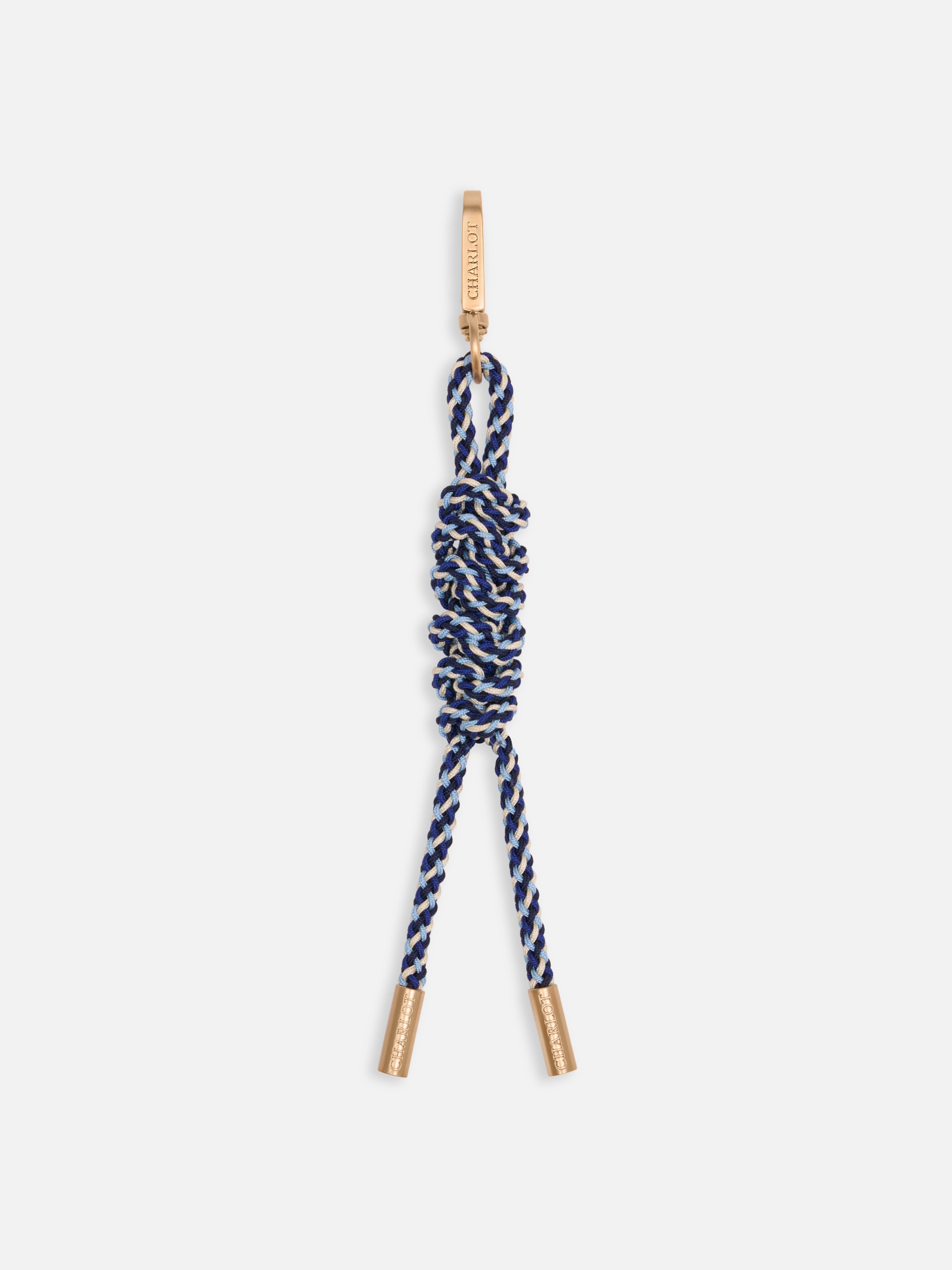 Bag Charm Passementerie Tressé VRAI x CHARLOT Bleu
