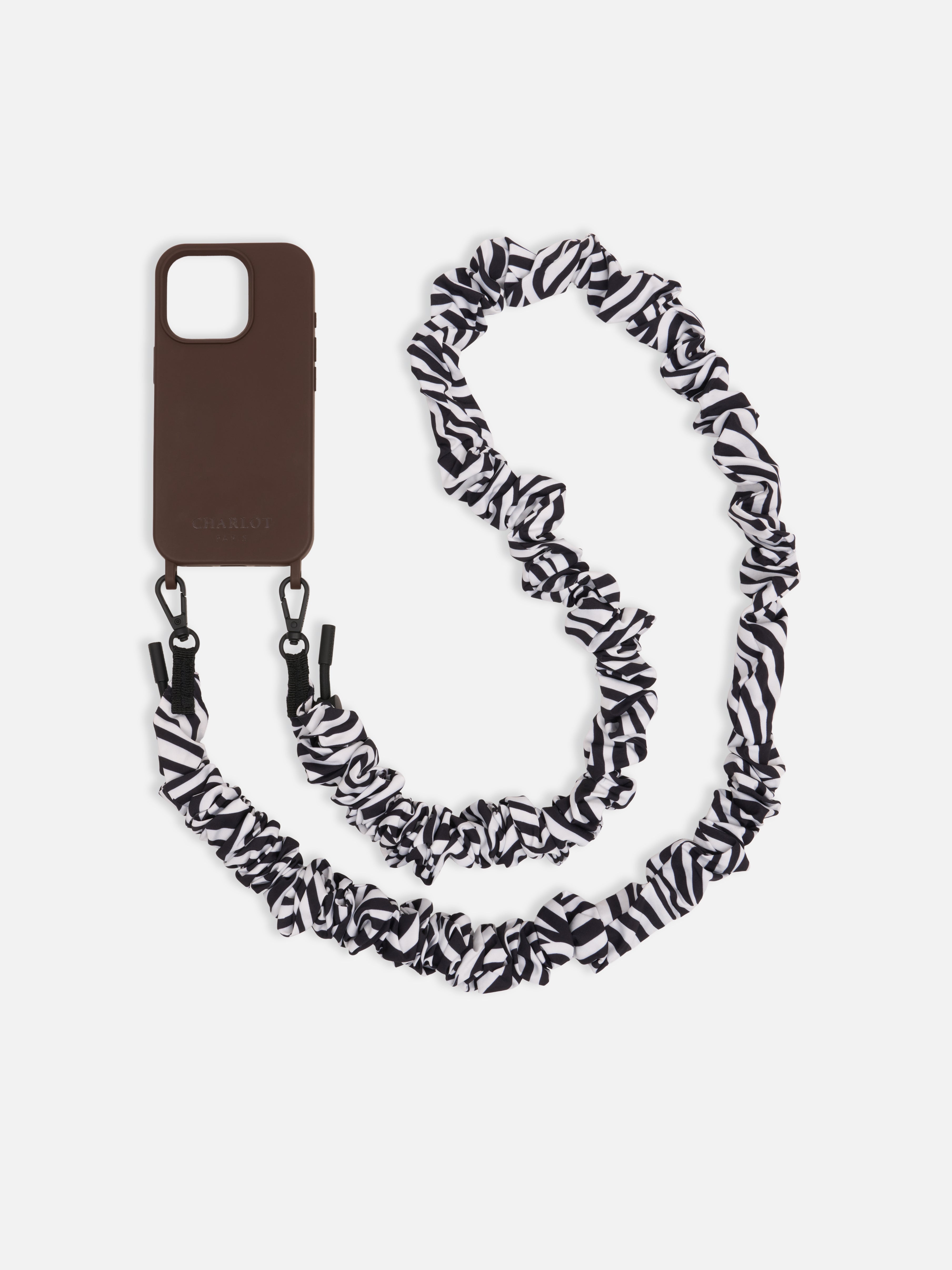 Bandoulière Scrunchie Zèbre