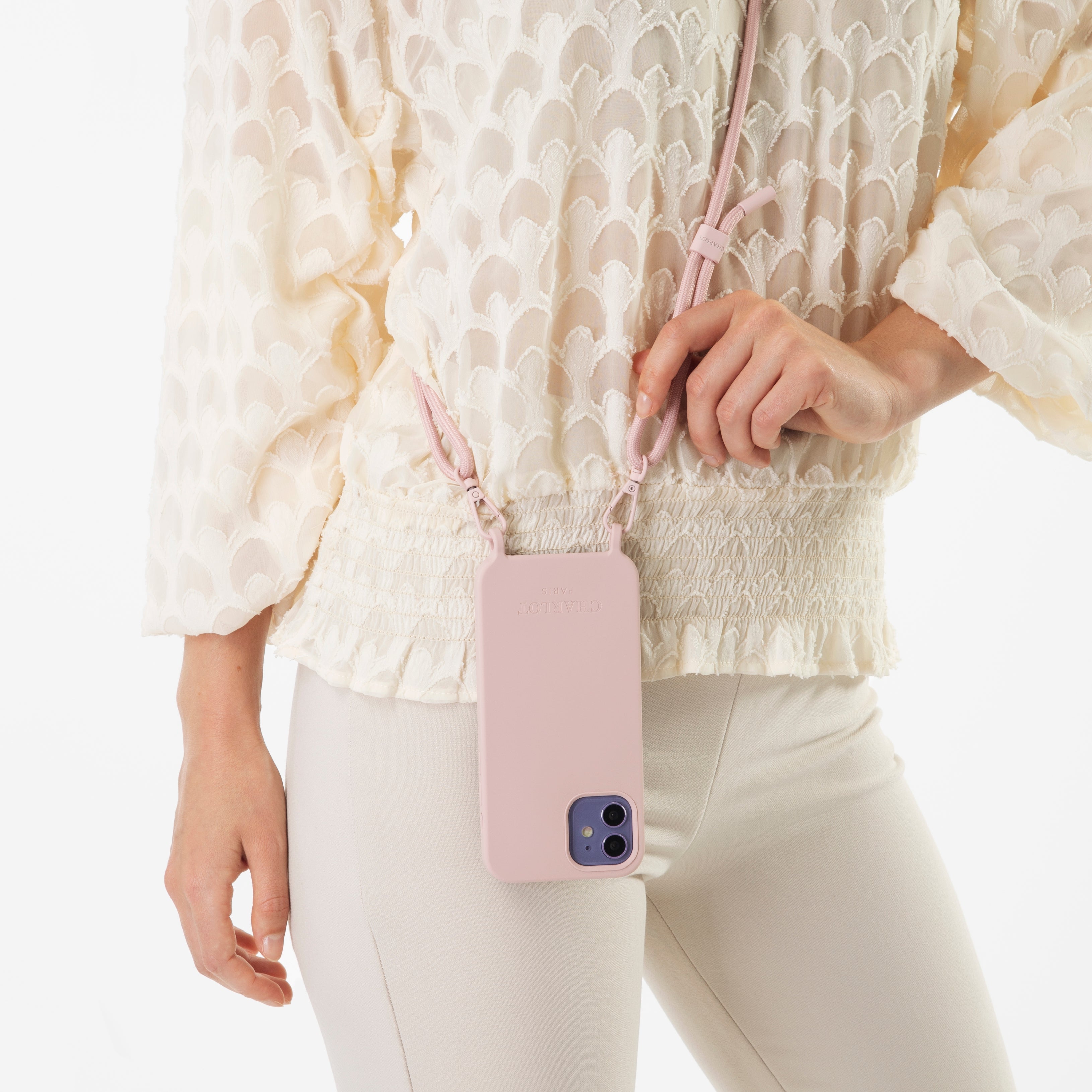 Cordon Powder Pink Détachable