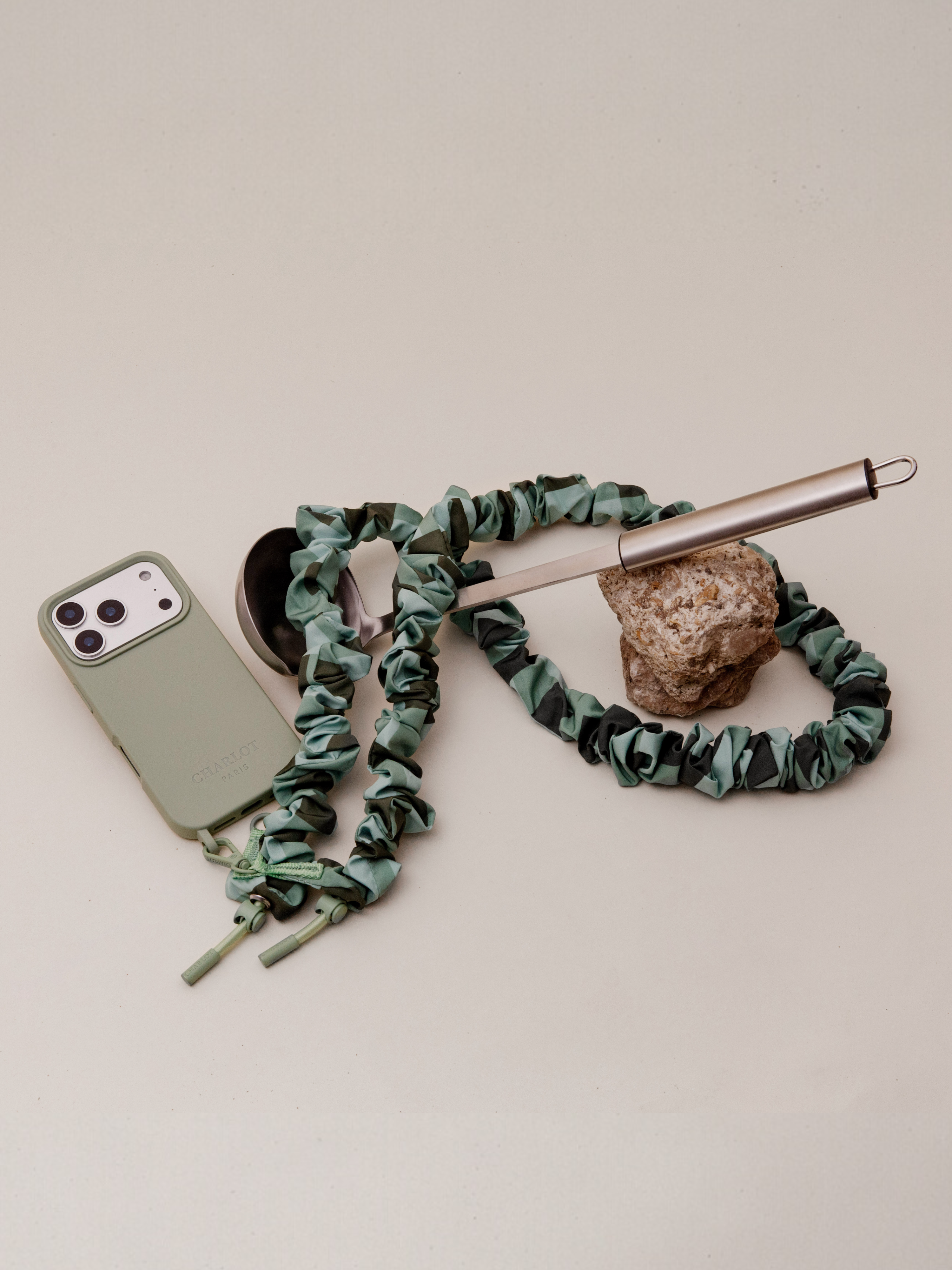 Bandoulière Scrunchie Sauge