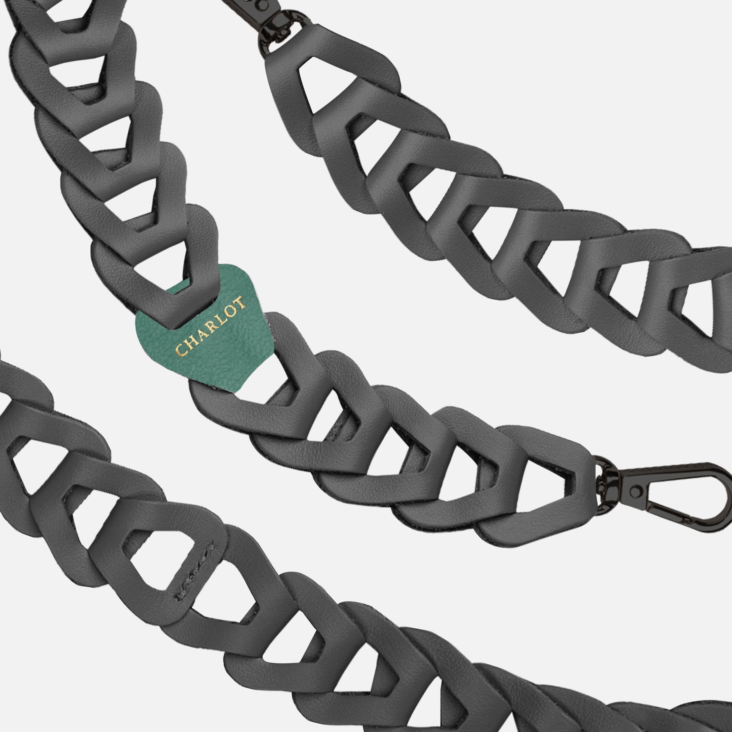 Mel Cuir Long Bleu Nuit